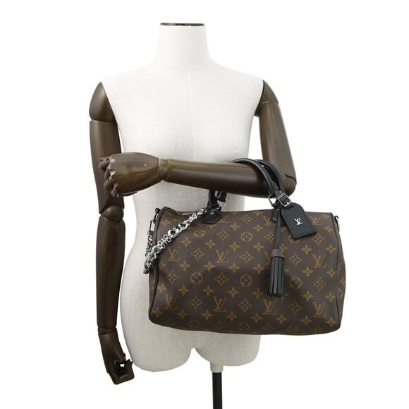 LOUIS VUITTON Speedy Bandouliere Soft Size 30 Monogram Noir M12243 - Picture 4 of 14